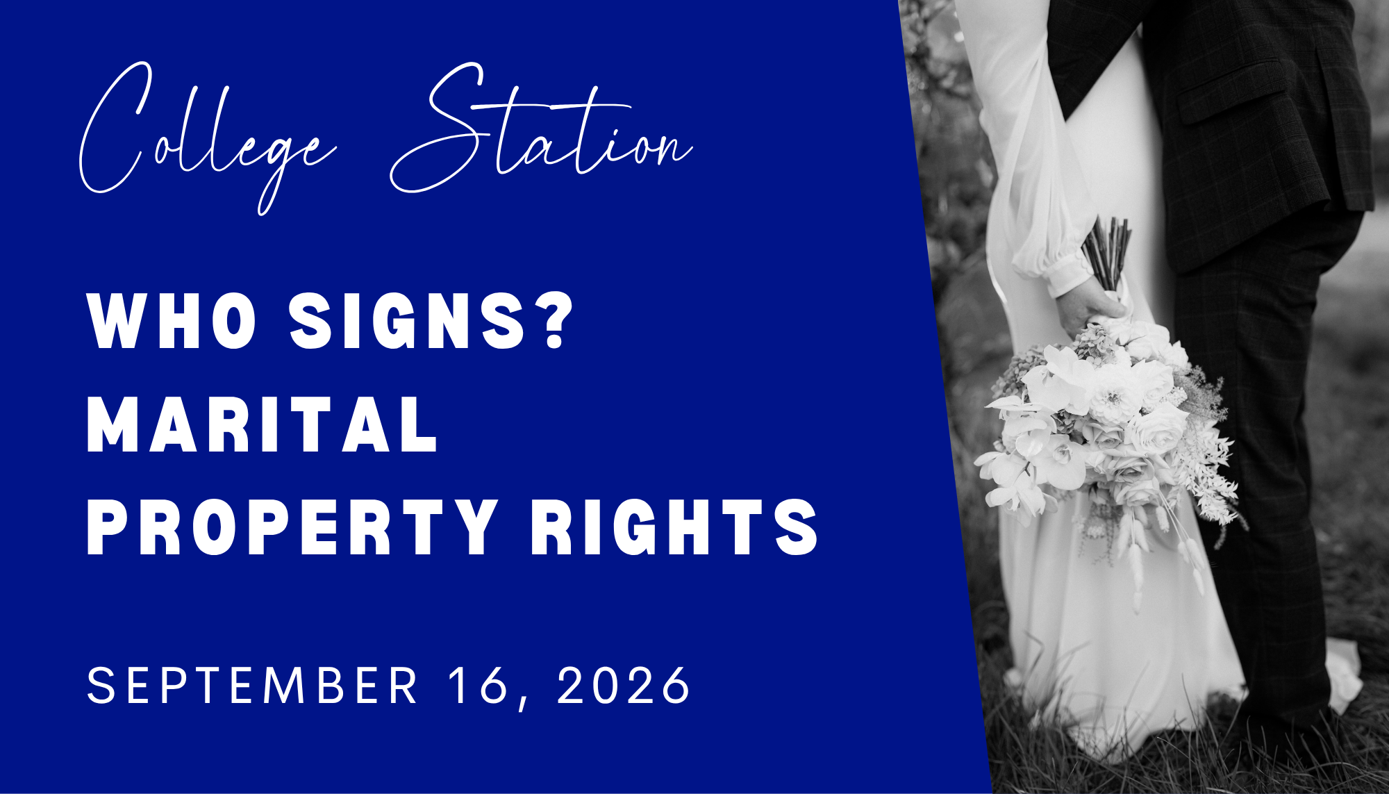 Who Signs? Marital Property Rights